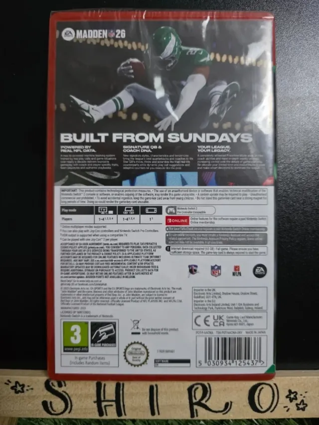 (PRECINTADO) Madden 26 Nintendo Switch EA Sports