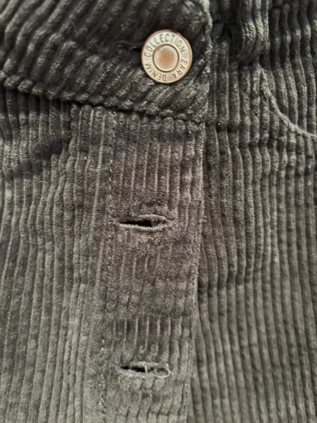 Pantalón corto pana marrón