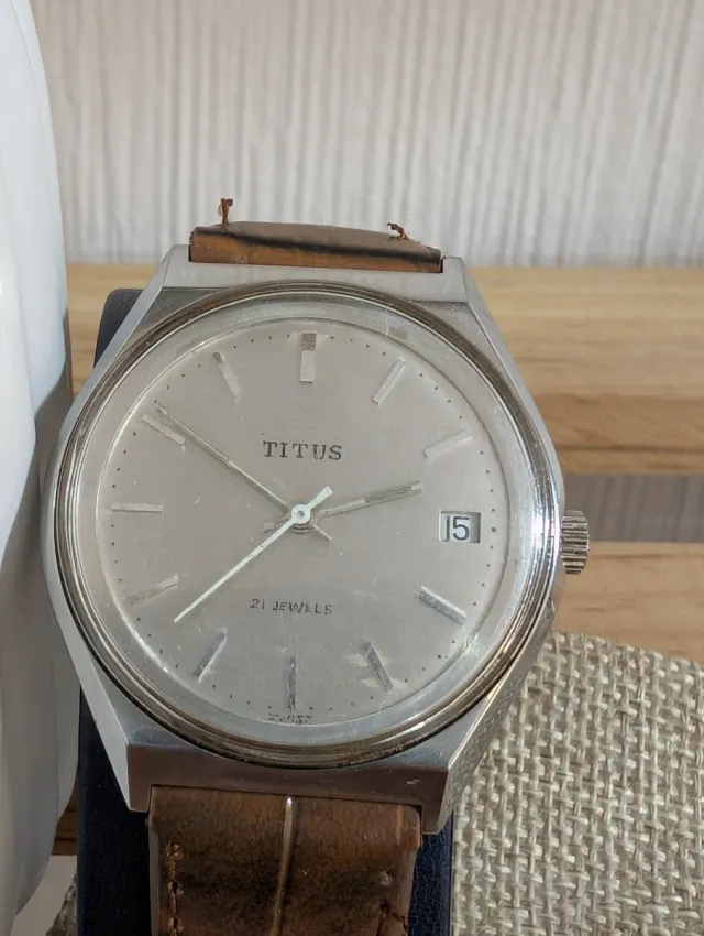Reloj Mecánico Titus 21 Jewels Años 60-70