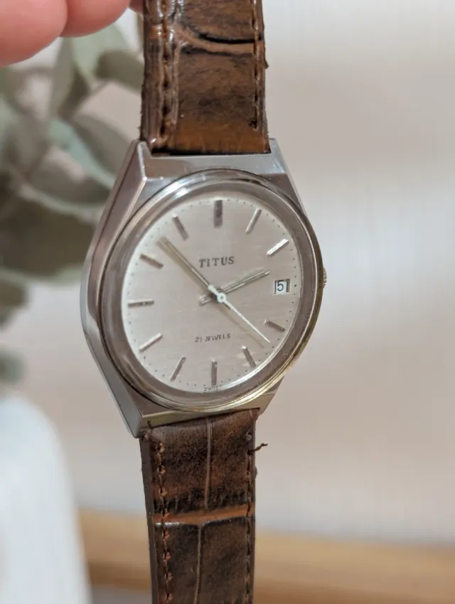 Reloj Mecánico Titus 21 Jewels Años 60-70