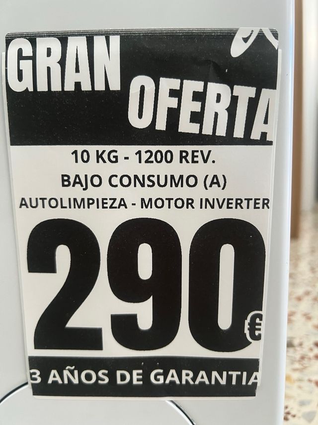 Lavadora Beko 10kg 1200rpm Motor Inverter