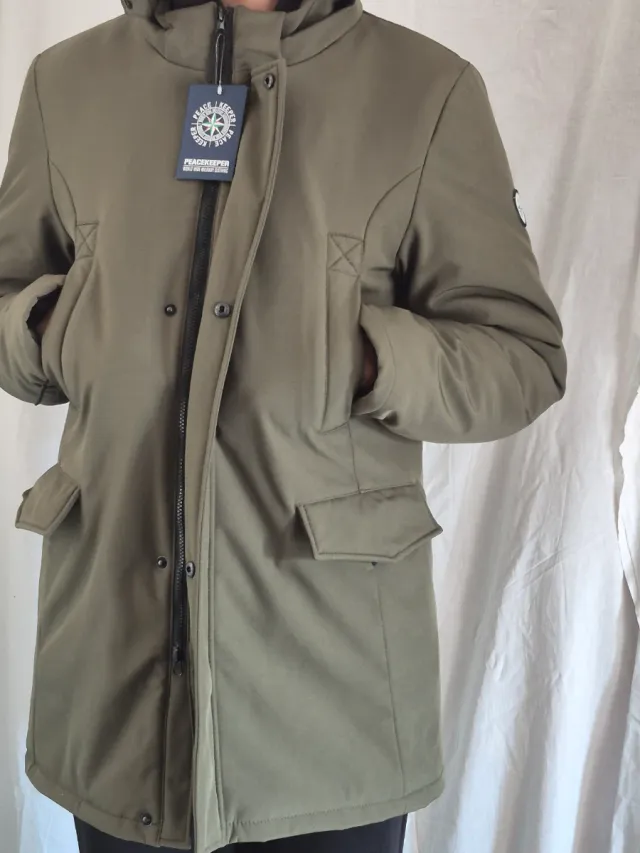 Parka Peace Keeper uomo verde taglia L