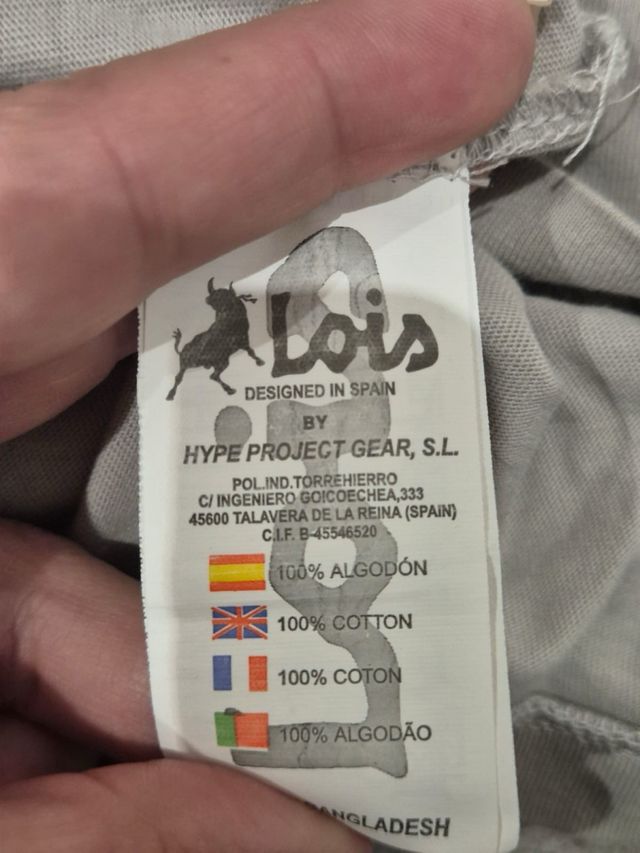 Camiseta Lois manga larga beige