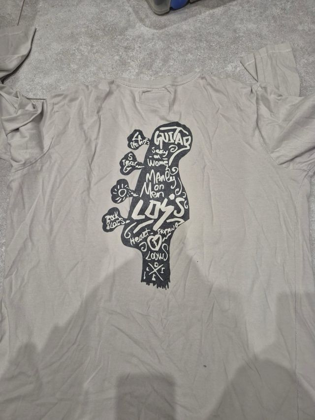 Camiseta Lois manga larga beige