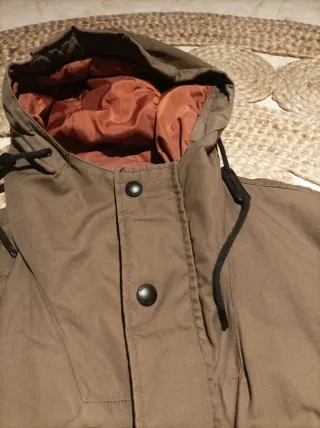 Cazadora Mango Talla L Verde Oliva