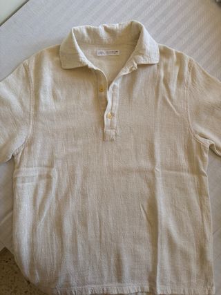 Camisa Zara Lino Talla 11/12