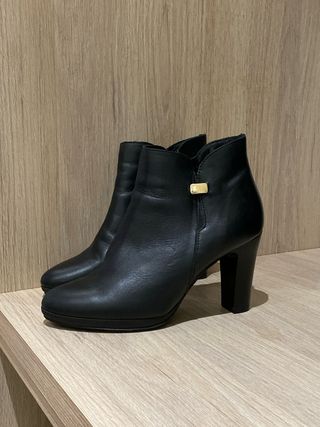 Botines tacón negros mujer talla 38