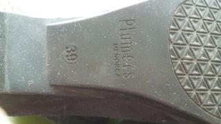 Botines Plumers. Tacón cuña. Piel Ante Azul. T-39