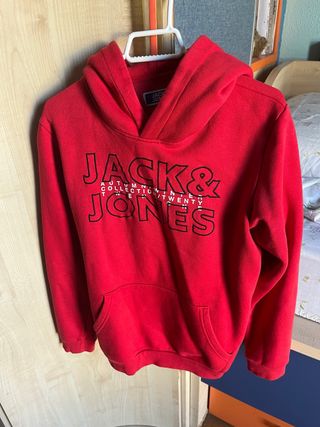 Sudadera Jack & Jones Roja