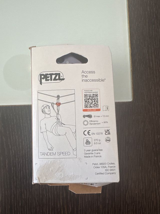 Petzl TANDEM SPEED Polea Doble
