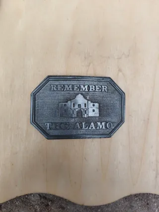 Hebilla de cinturón Remember the Alamo