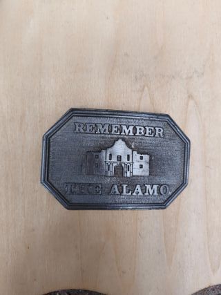Hebilla de cinturón Remember the Alamo