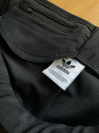 Leggings Adidas Talla XS Negro y Blanco