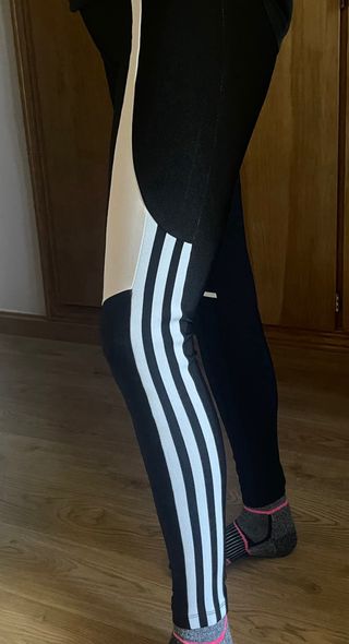 Leggings Adidas Talla XS Negro y Blanco