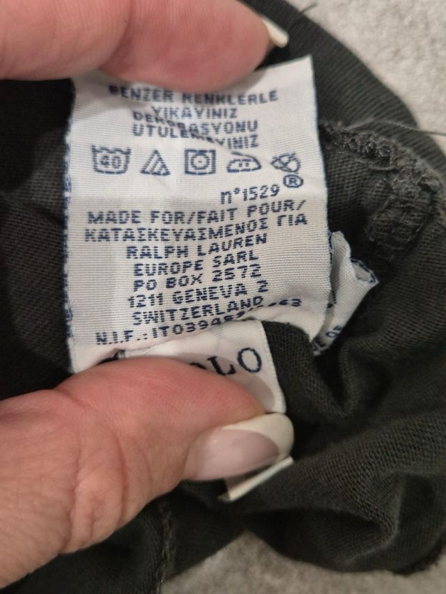 Polo Ralph Lauren Camiseta XXL Custom Fit Negra