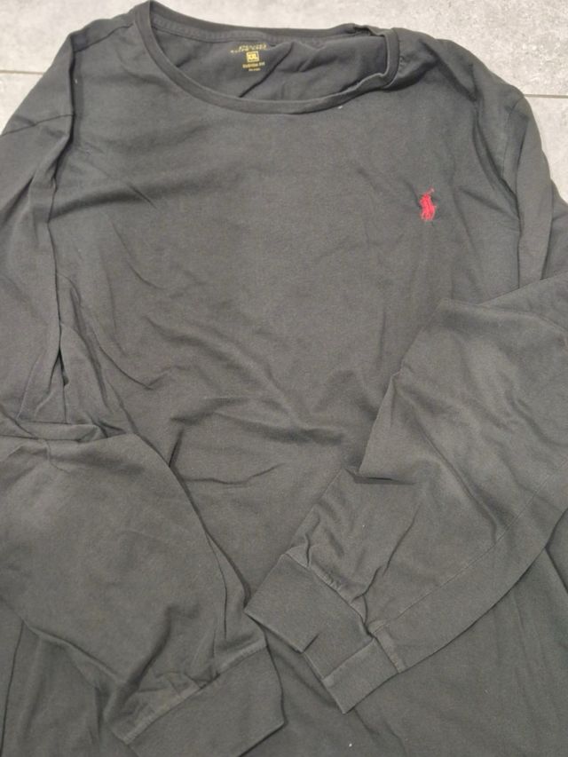 Polo Ralph Lauren Camiseta XXL Custom Fit Negra