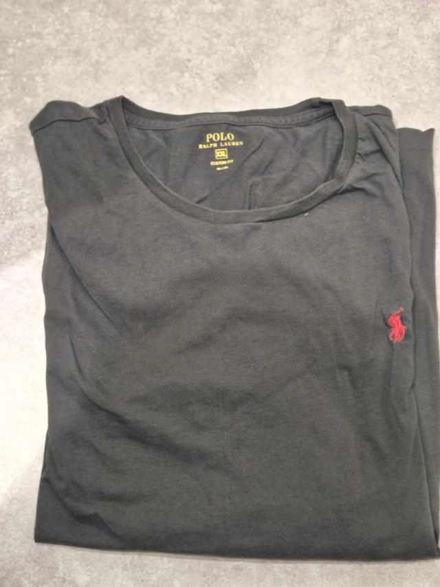 Polo Ralph Lauren Camiseta XXL Custom Fit Negra