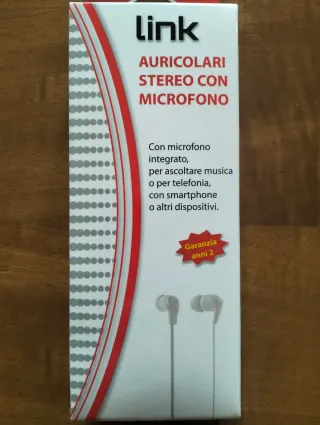 Auricolari Link Stereo con Microfono.