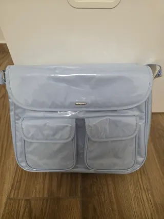 Bolso silla bebé impermeable azul