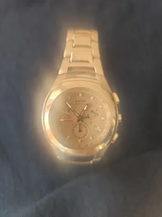 Reloj Racer Hombre Plateado