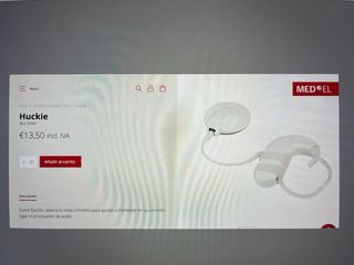 Accesorios para fijar procesador Sonnet 2 Med-El