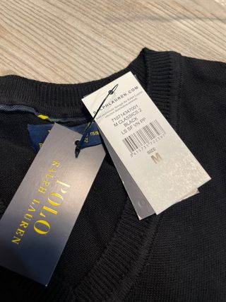 Polo Ralph Lauren Jersey Slim Fit M Negro