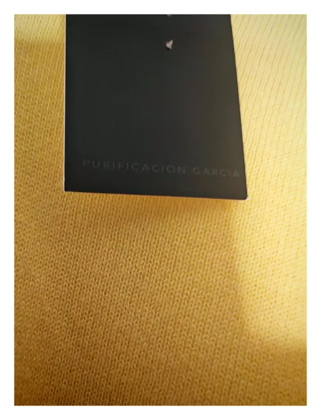 Jersey Purificación García Amarillo Talla M Nuevo