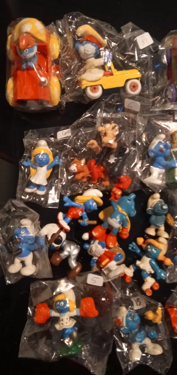 Lote Pitufos Figuras Coleccionables