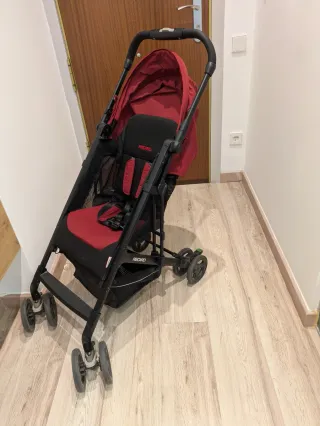 Silla de paseo RECARO Easylife 2 roja y negra