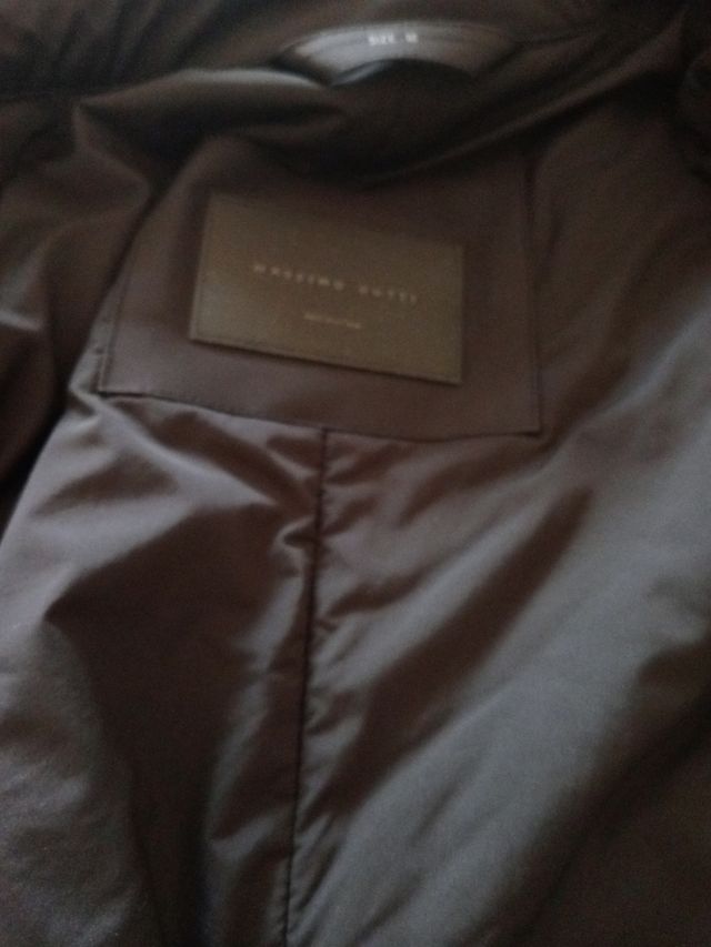 Gabardina Massimo Dutti Marrón Talla M