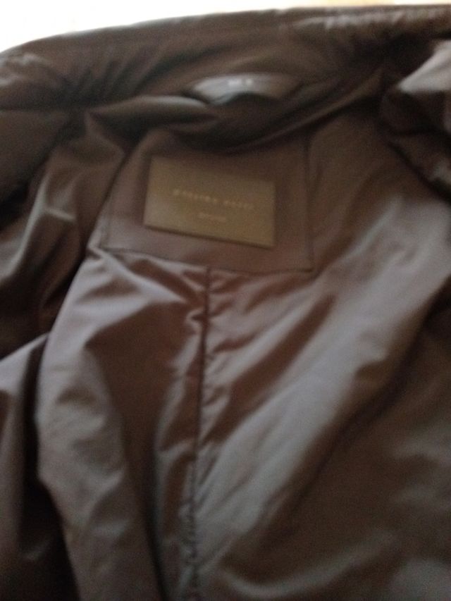 Gabardina Massimo Dutti Marrón Talla M