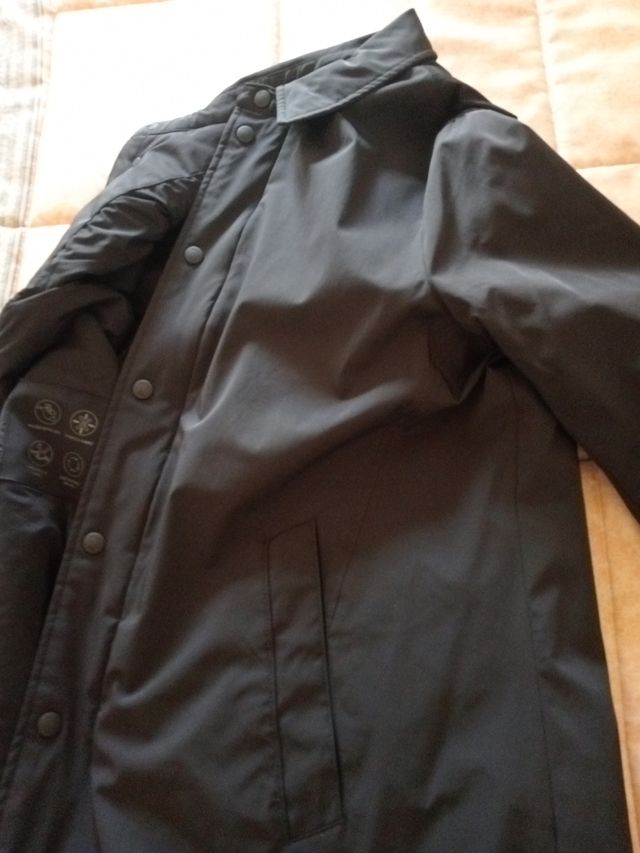 Gabardina Massimo Dutti Marrón Talla M