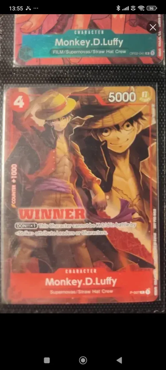 Luffy Winner One Piece TCG Carta