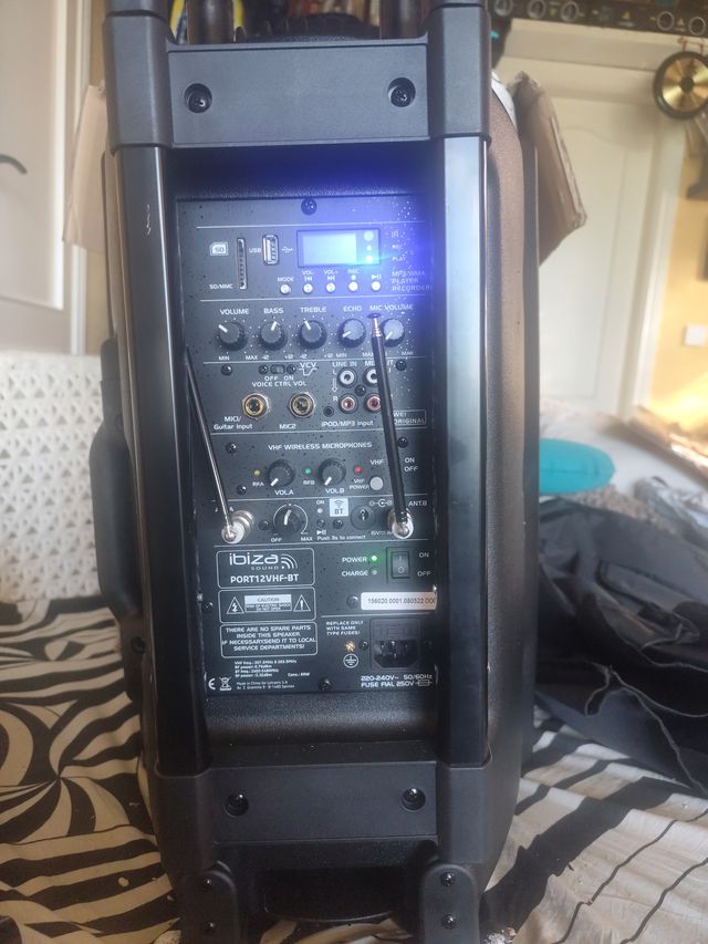 Ibiza PORT12VHF-BT Altavoz Portátil