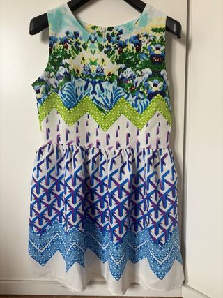 Vestido tirantes estampado