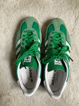 Zapatillas Adidas Gazelle Verdes  Usadas 3 veces