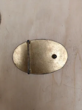 Hebilla de cinturón ovalada US