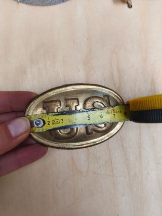 Hebilla de cinturón ovalada US