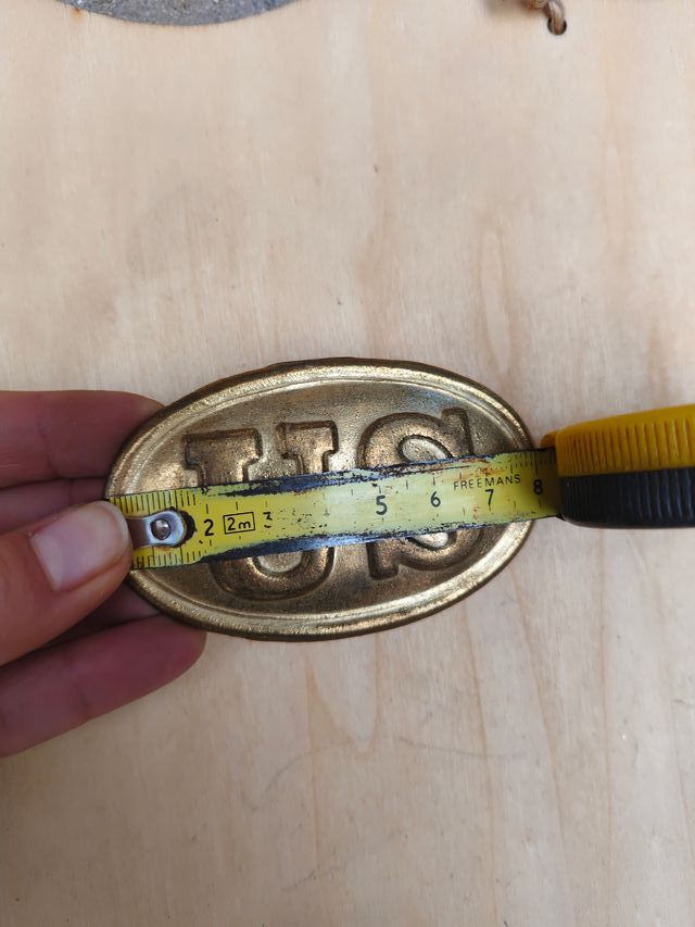 Hebilla de cinturón ovalada US