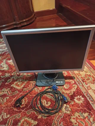 Monitor Acer 19" Plata y Negro