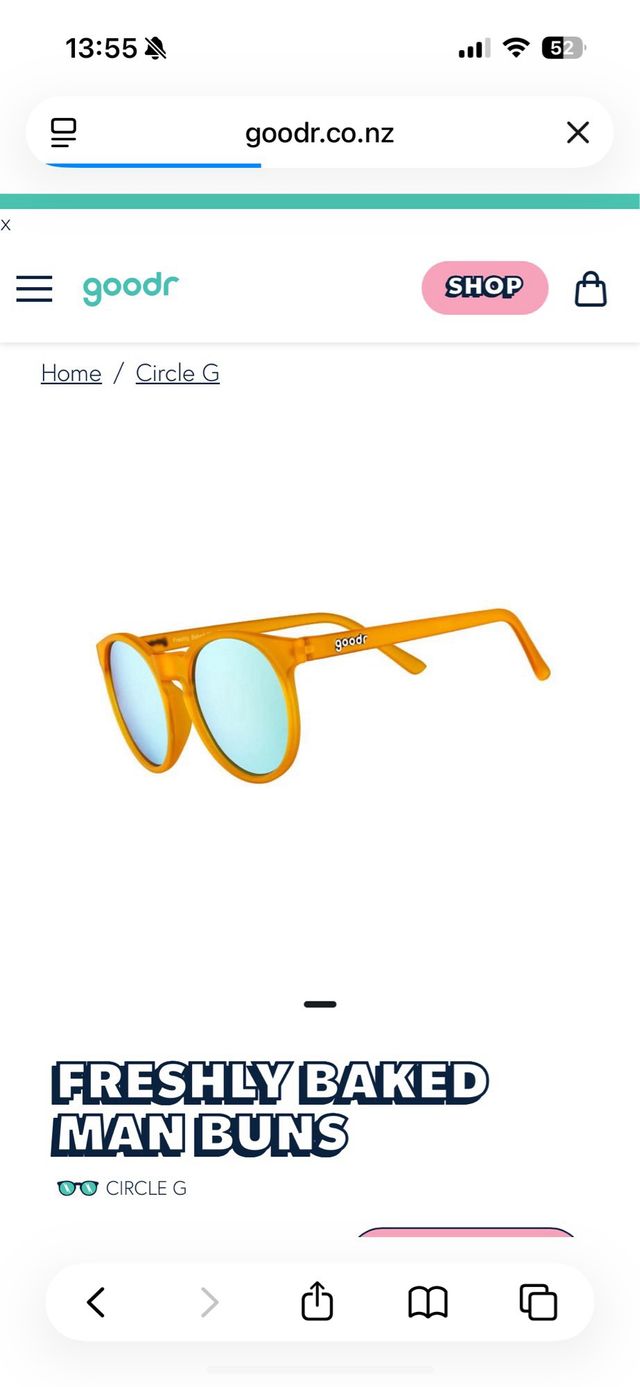 Occhiali da sole Goodr arancioni