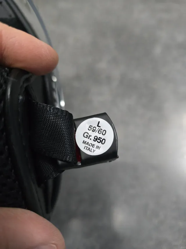 Casco Vespa Blanco Talla L con Visera