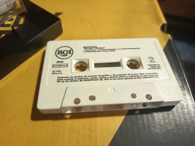 Cinta Cassette Barricada - No Hay Tregua