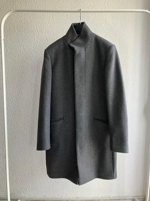 Abrigo Mango Gris Talla "M"