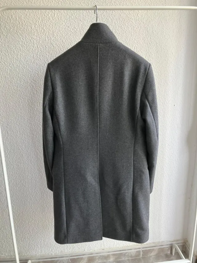 Abrigo Mango Gris Talla "M"