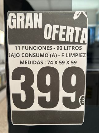 Horno Haier 90L 11 Funciones