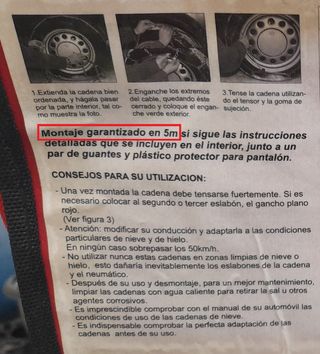 Cadenas de Nieve metálica  R13 R14 R15 Ref 40