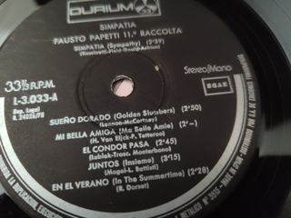 Vinilo Fausto Papetti 11ª Raccolta Simpatia Sax