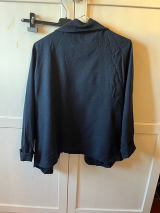 Americana Lino Azul Marino