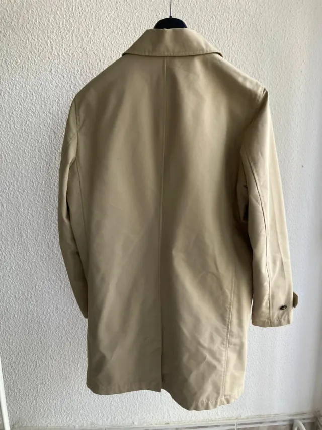 Abrigo beige Mango Talla M